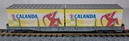 RhB Güterwagen Calanda Bräu Container Spur N Kato ohne OVP