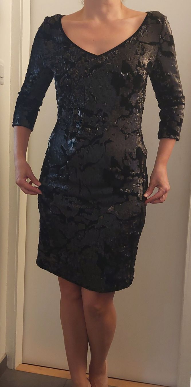 Phase Eight Vestiti: New Phase Eight black sequin dress – Nuovo (secondo la descrizione) da Genève venduto da ado_x2xq 2