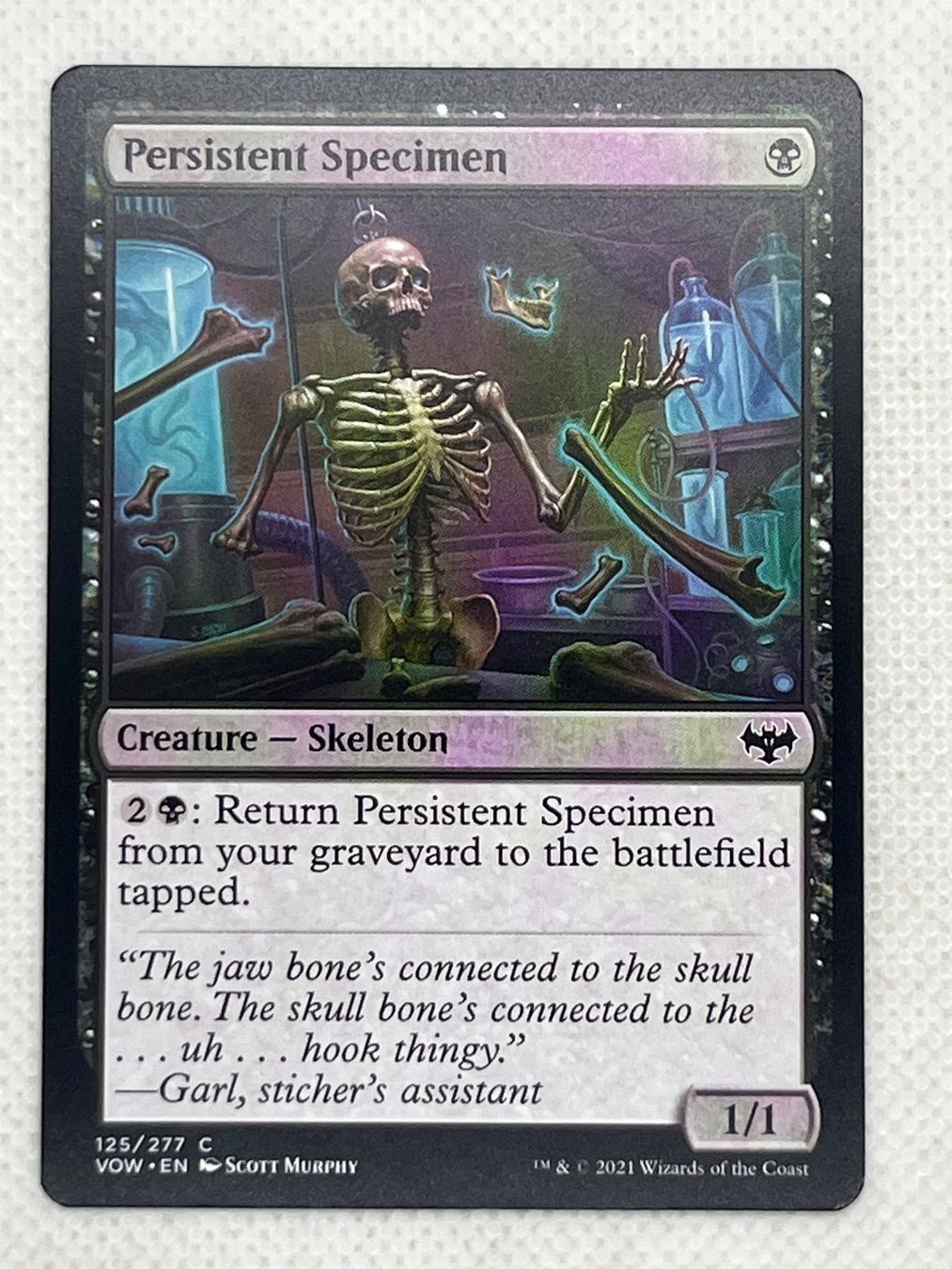 Magic The Gathering Carte collezionabili: Magic: The Gathering - Persistent Specimen Karte – Usato da Hinterkappelen venduto da Kim1992