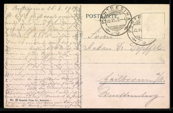 Cartes postales: AK St. Moritz, Hotel-Kursaal – D'occasion à Berlin par bartko-reher 1