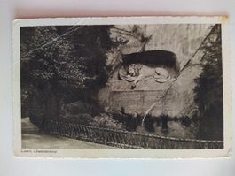 Alte Ansichtskarte Löwendenkmal Luzern, ungelaufen.