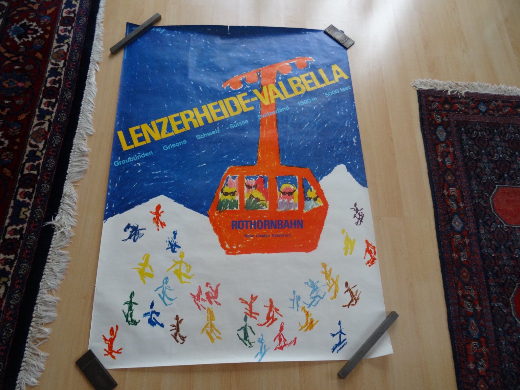 Posters & Illustrations: älteres Plakat LENZERHEIDE-VALBELLA – Défectueux à Lupfig par Jolly63