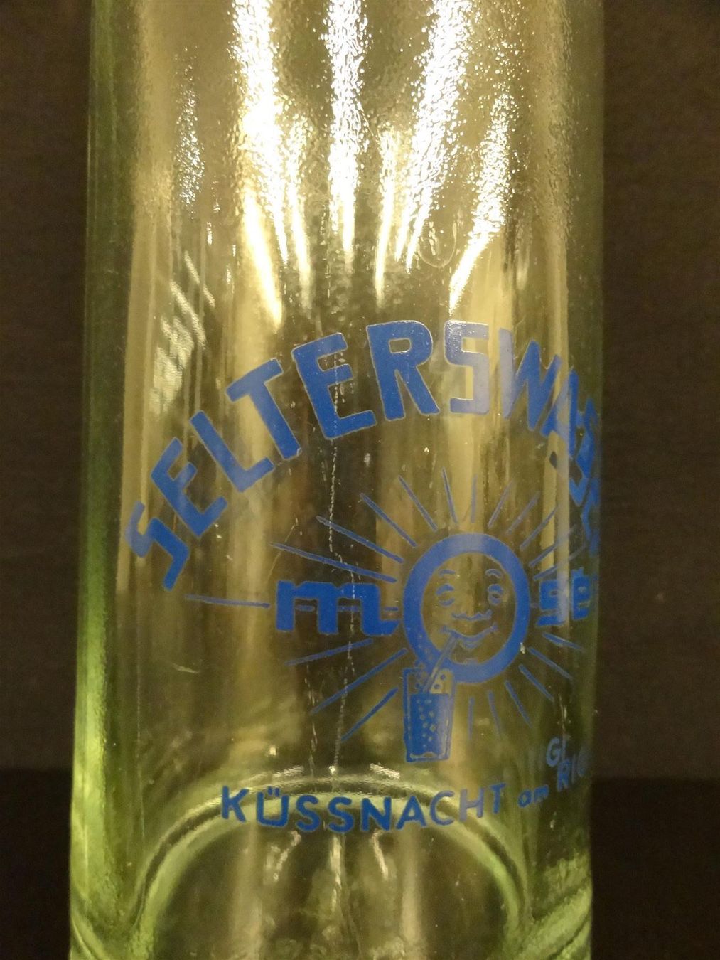 Gläser, Krüge & Flaschen: alte Flasche SELTERSWASSER MOSER 1958 – Gebraucht aus Kerzers von Flaschenposten 3