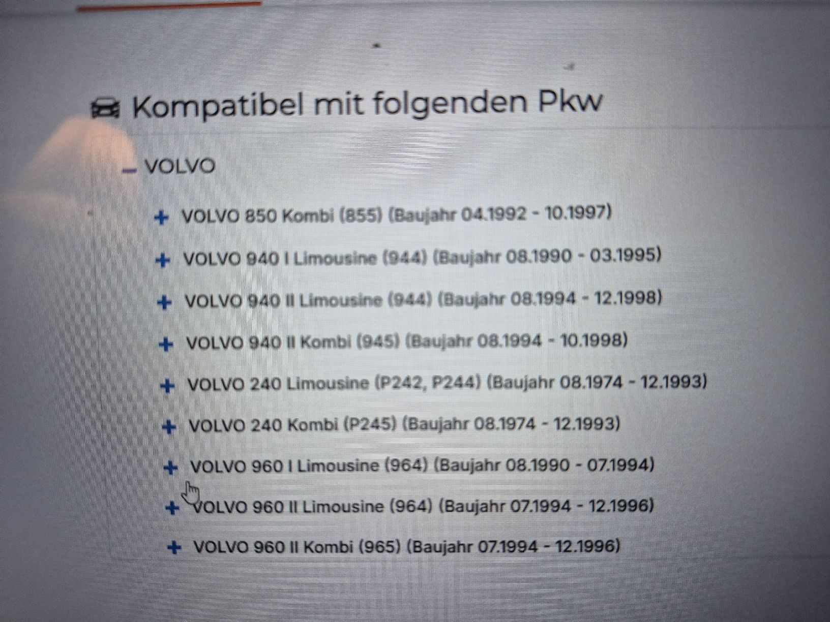 Volvo Tutti pezzi di ricambio auto: Volvo Ölfilter Mahle – Nuovo e nell'imballaggio originale da almens venduto da Tambo26 1