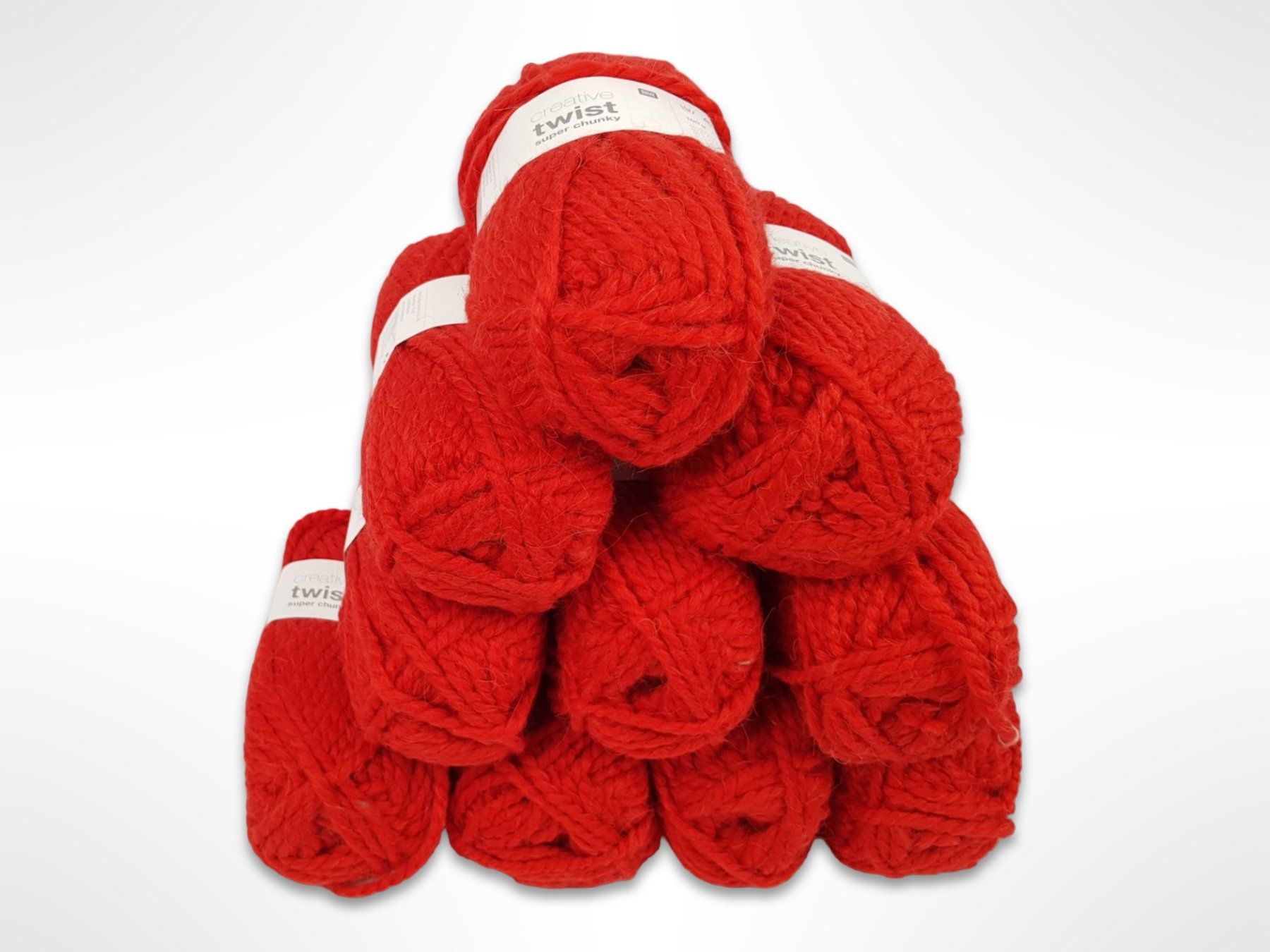 Lana: RICO DESIGN dicke Wolle Rot 10 Stk. – Nuovo (secondo la descrizione) da Suhr venduto da Restwert_Suhr