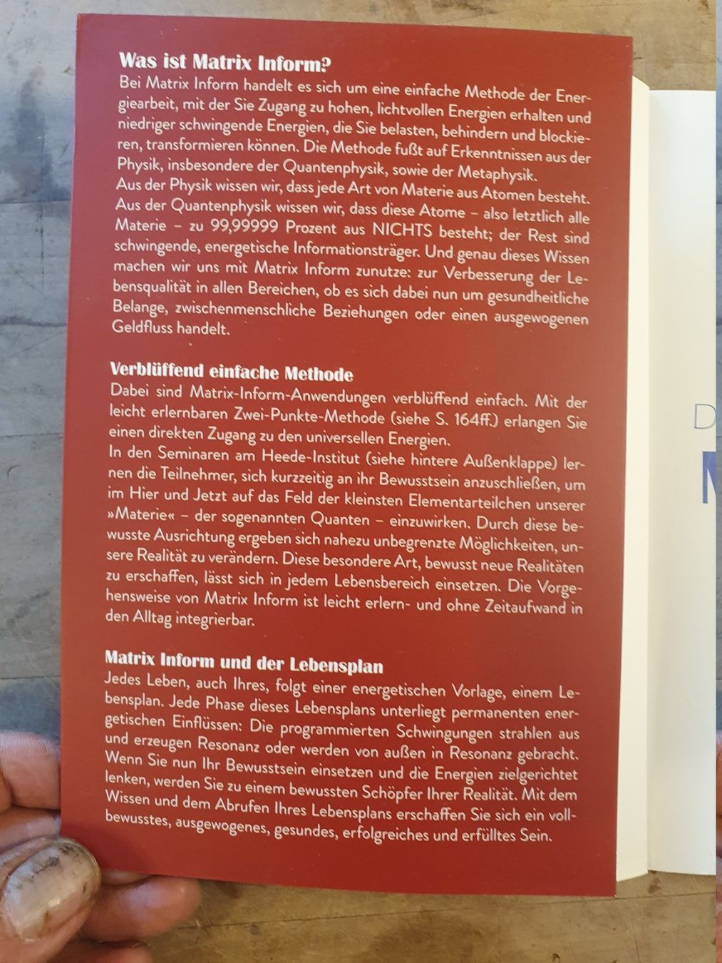Bücher: Matrix Information Günter Heede Irisiana – Gebraucht aus Zürich von loosebone 1