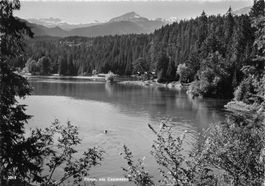 Caumasee Flims (GR) Alpensee umgeben von Wäldern Bergblick G