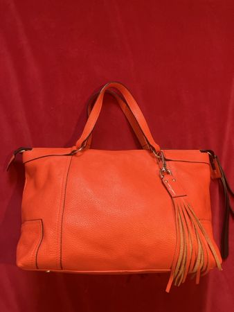 Alberto Guardiani Tasche orange aus Leder guter Zustand