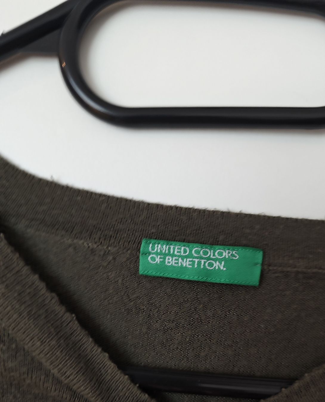 Benetton Pullover & Sweatshirts: Benetton Herrenpullover in Olivgrün – Gebraucht aus Bülach von mastika82 1