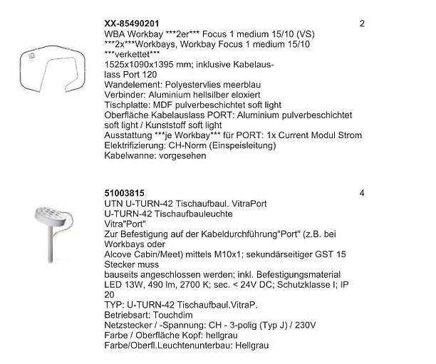 Vitra Bureaux: Vitra Workbay Focus 2er – D'occasion à Zollikofen par OberliAG 4