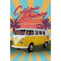 Poster VW Camper Cali Retro