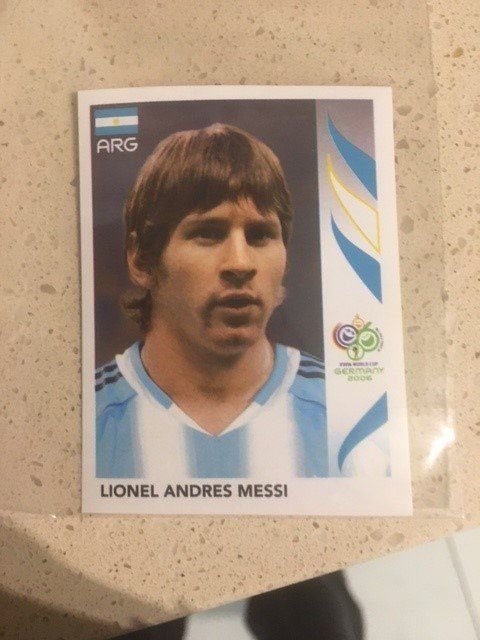 Panini Sticker Lionel Messi Rookie WM 2006 (Neu (gemäss Beschreibung ...