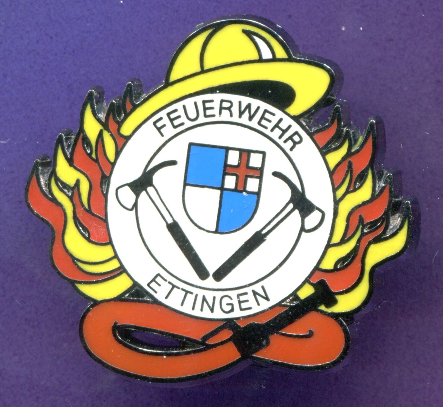 Placchette & Badge: Feuerwehr  ETTINGEN – Usato da Winterthur venduto da Sammleroase