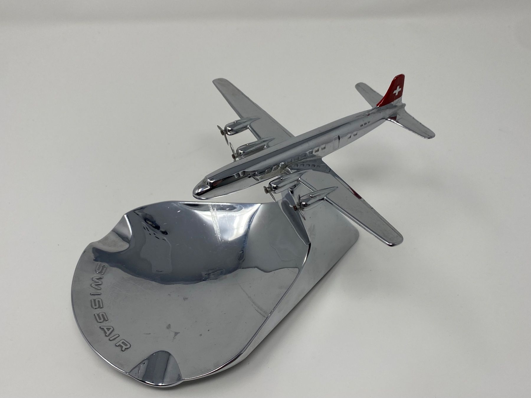 Swissair Portacenere: SWISSAIR Aschenbecher Douglas DC 6 – Usato da Ballwil venduto da ClassicGallery 3