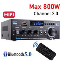 HiFi Verstärker Bluetooth 800W Party Musik AUX Stereo Audio
