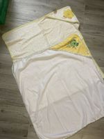 2 Baby Badetücher mit Kapuze, gelb, Top Zustand