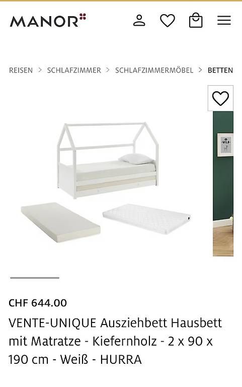 Letti: Hausbett HURRA – Usato da Dietlikon venduto da asa_25st 2