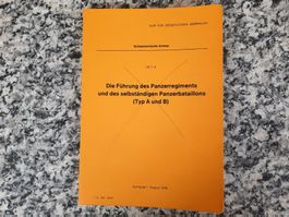 Die Führung des Panzerregimentes und des Panzerbataillons