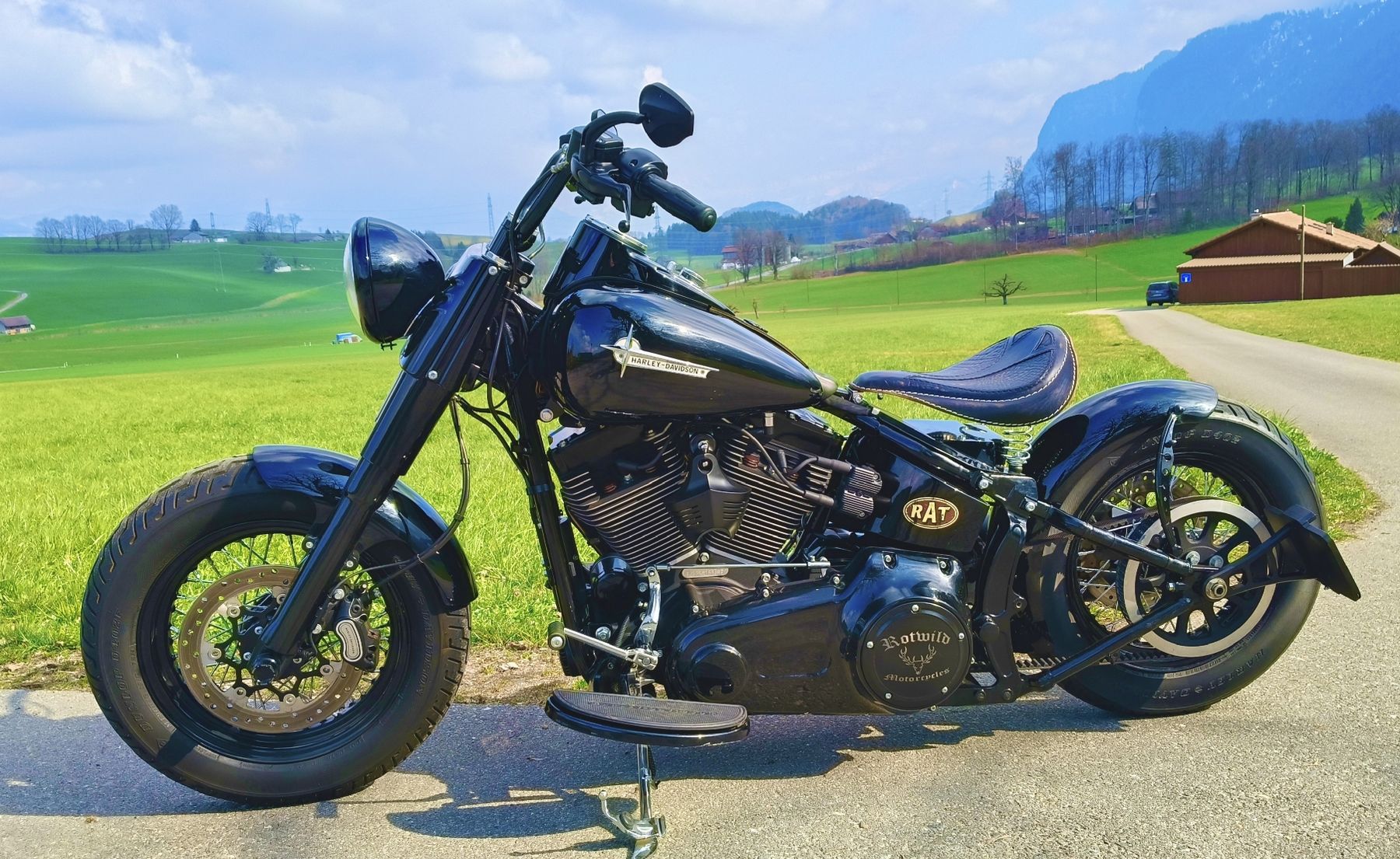 Harley-Davidson Chopper: Harley Davidson Softail Slim 110S – Usato da Pohlern venduto da MotoDaenu 1