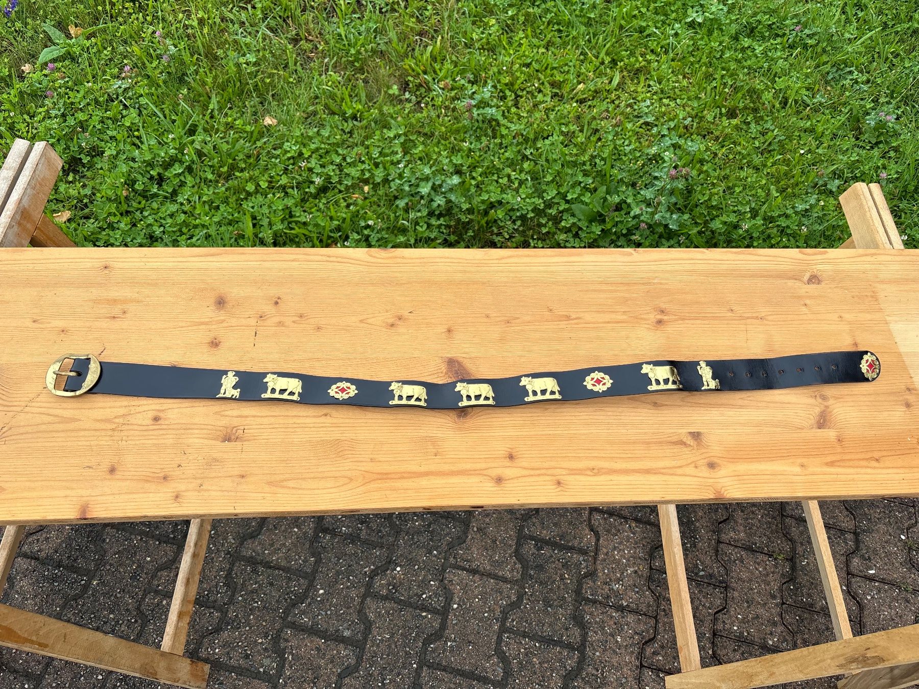 Campanacci mucche: schöner Appenzeller Chüeligurt – Usato da Feldbach venduto da Olive1 1