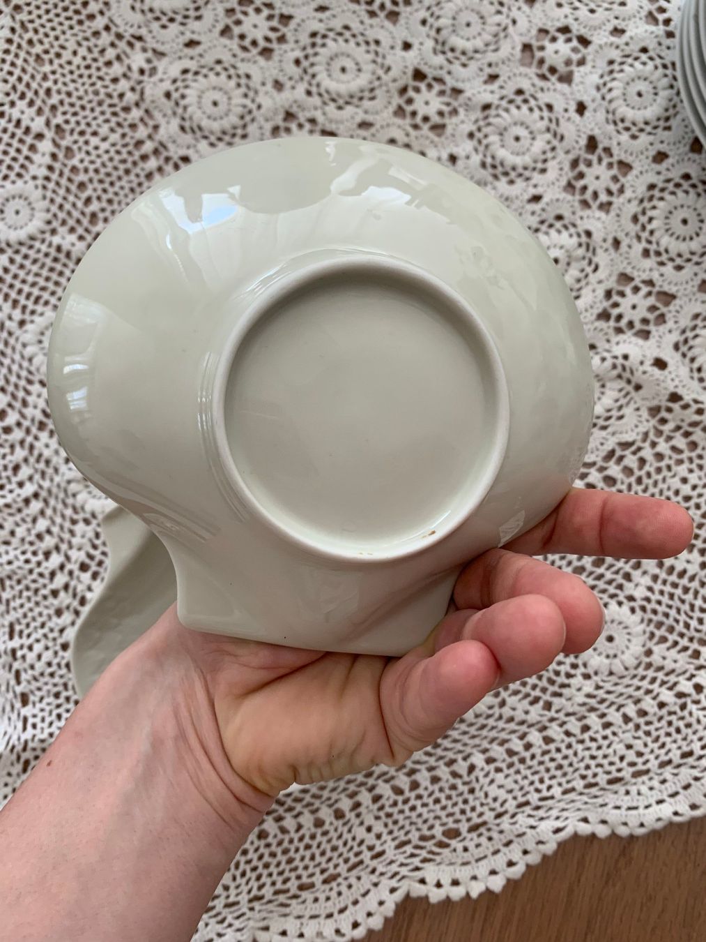 Portasapone: 2 porte-savon porcelaine – Usato da Moutier venduto da chDuplessy 2