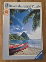 Schönes Ravensburger-Puzzle "Strandparadies" (500 Teile)