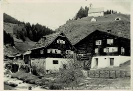 Motiv aus BRIGELS GR Kapelle St. Eusebius gel. 1931!