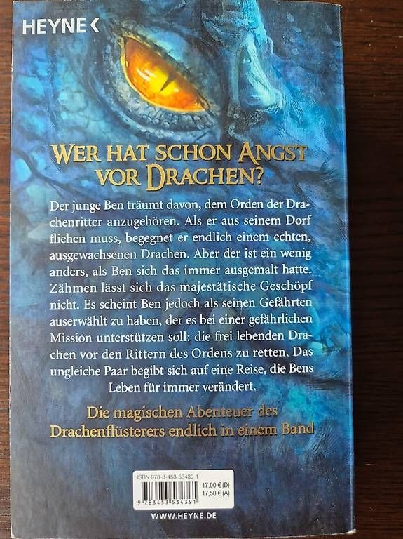 Libri: Die Drachenflüsterer Saga 3 Romane in einem Band – Nuovo (secondo la descrizione) da Stäfa venduto da Arjen2011 1