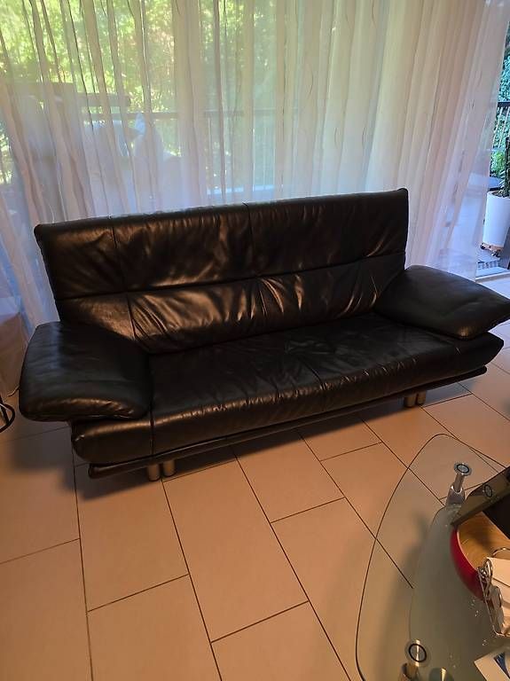 Divani: 2 sofa Leder schwarz ROLF BENZ  – Usato da Allschwil venduto da fab_f6bm 2