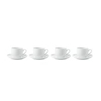 Kaffeetassen mit Unterteller, 4 Stk "asw"