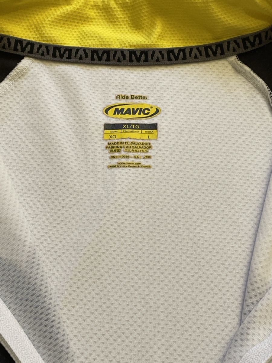 Mavic Canottiere & Pantaloni: Maillot de cyclisme Mavic - Taille XL – Usato da Lausanne venduto da DatNoize 1