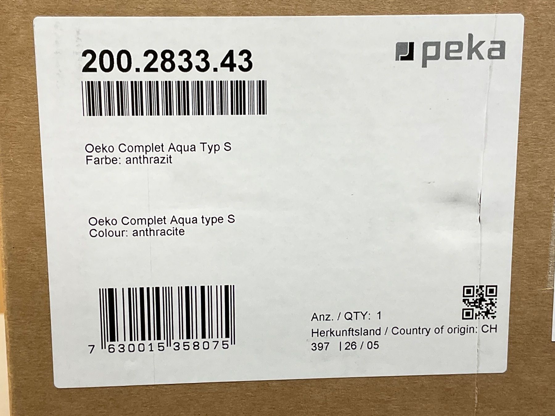 Abfalleimer: 059 Peka Abfallsystem Oeko Complet Aqua Typ S – Neu und originalverpackt aus Derendingen von Meisterstuecke 4