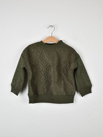 Burberry Pullover Gr.104, neuwertig, moosgrün