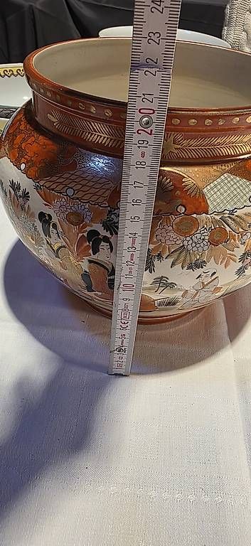 Pentole: Cache pot décor asiatique  – Usato da Saubraz venduto da Caly0 2