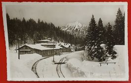 Brünig  - Bahnhof, Buffet 1964 - Mit Bahnpoststempel