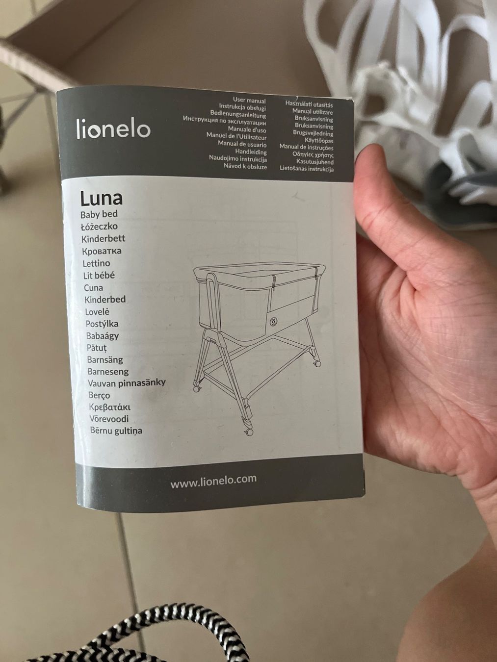 Berceaux: Lionelo Luna - Bedside cot – D'occasion à Zürich par Madalina29 1