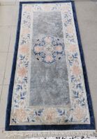 Handgeknüpfter Orientteppich Seidenteppich aus China, 122 x 