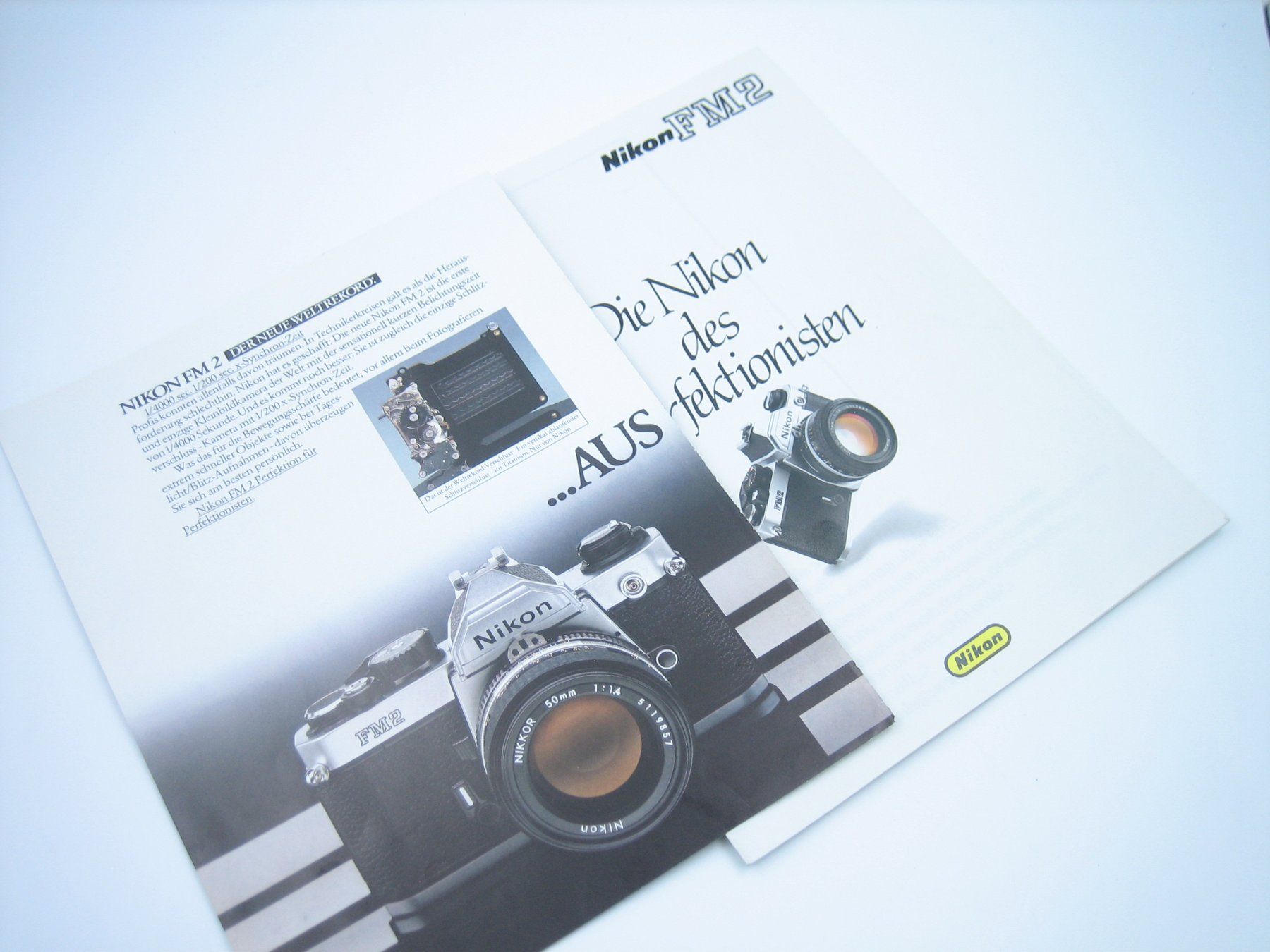 Nikon Fotocamera: Nikon FM2 alter Prospekt/Katalog – Usato da Zürich venduto da Tomi118 9