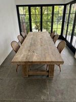 Wicker dining chairs (6)