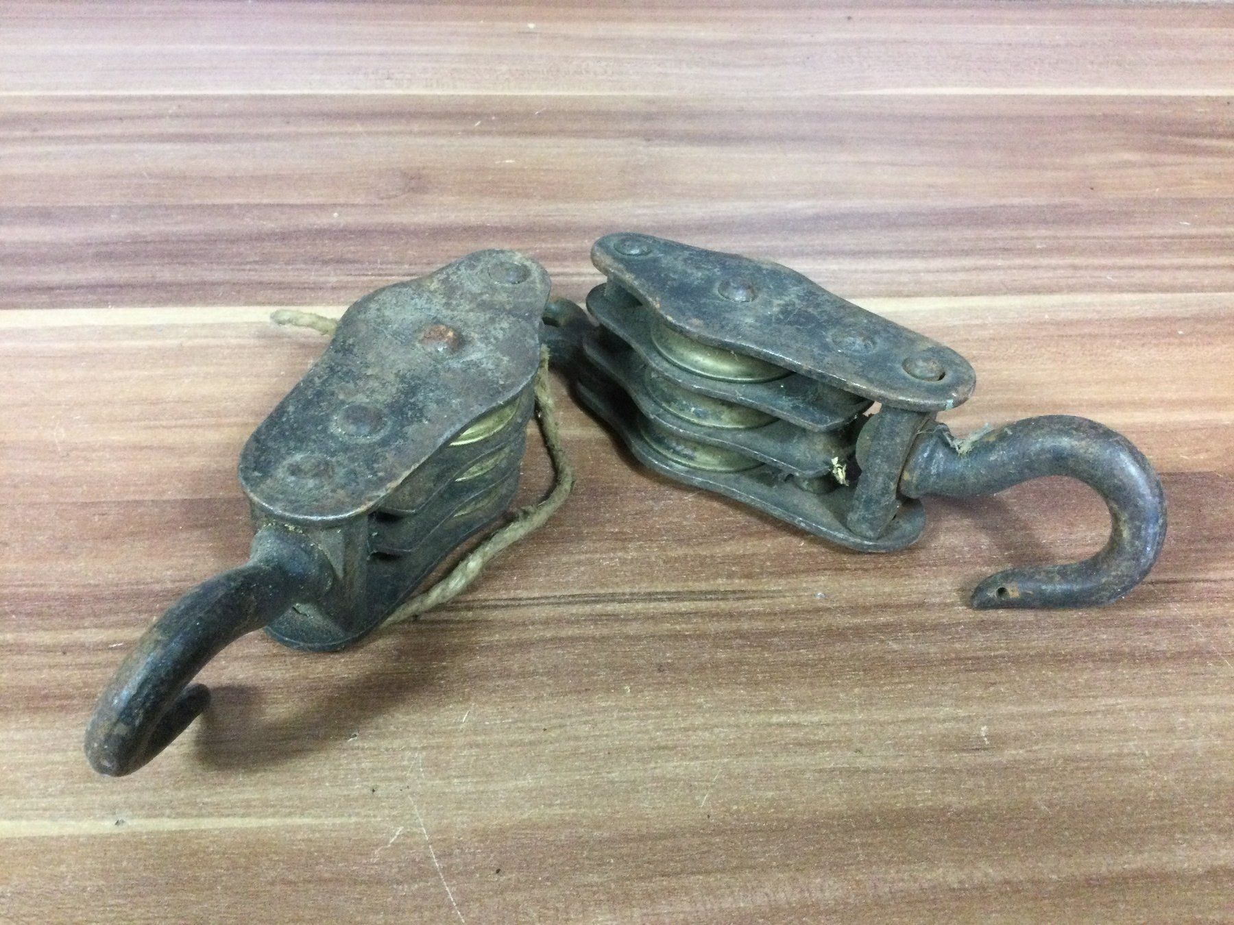 Attrezzi da lavoro: Gebrauchte kleinere Flaschenzug Rollen – Usato da Wangen SZ venduto da kuriosum12 3