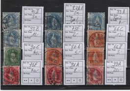 Lot Stehende - Helvetia schön gestempelt Kat. 235.-