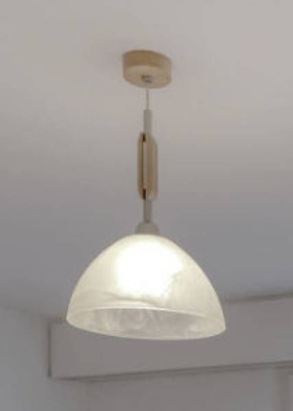 Lampadari & plafoniere: Hängelampe E27, Holz+Glas – Usato da Regensdorf venduto da Hrochan