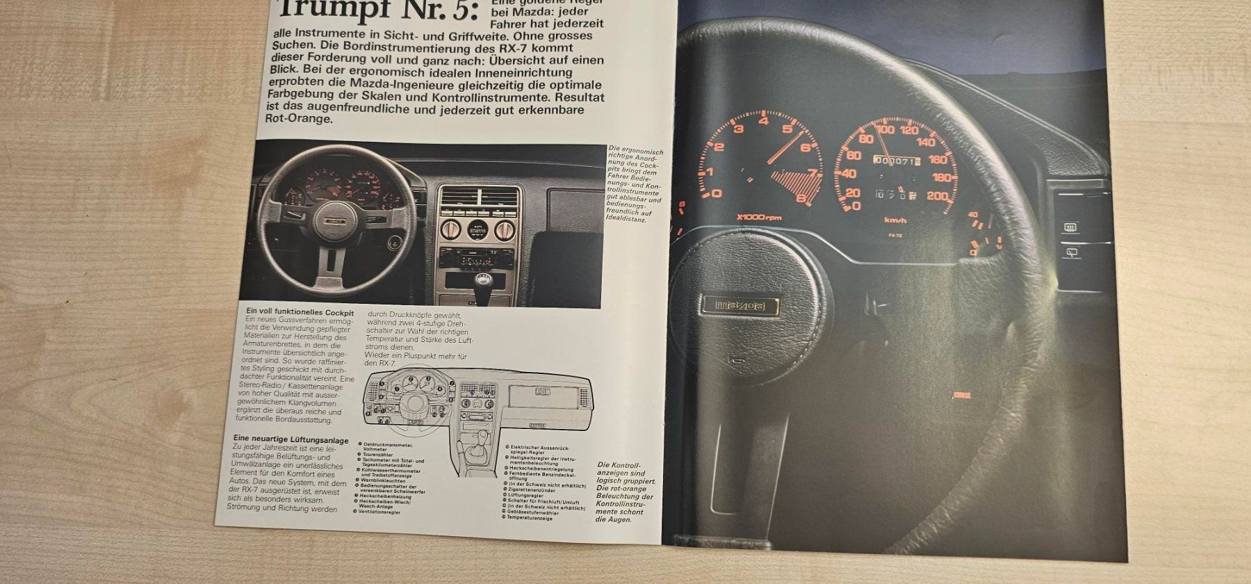 Mazda Documenti: Mazda RX-7 Prospekt 1984 – Usato da Reinach AG venduto da 911356 4
