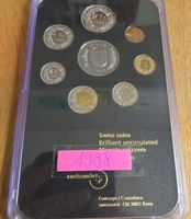 Schweizer Münzen Komplettsatz 1998, Stempelglanz Swissmint..