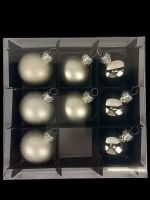 Weihnachtskugel Silber 8er Set