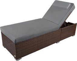 Sonnenliege Verona High mit Rollen