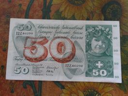 SUISSE  50  Francs  1961  (6298)  Billet