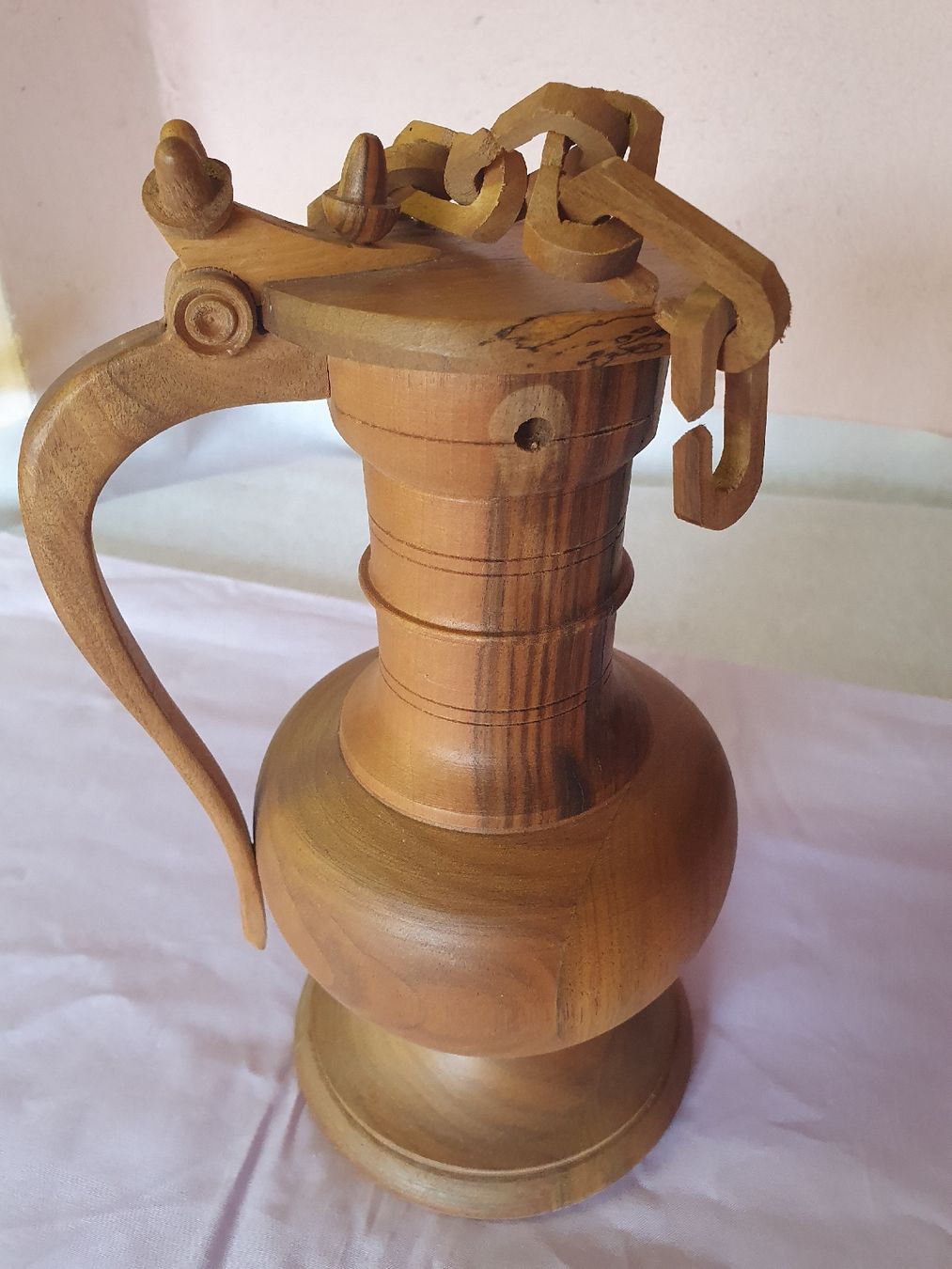 Articoli in legno: Weinkanne aus Holz – Usato da Eggerberg venduto da wellros 1