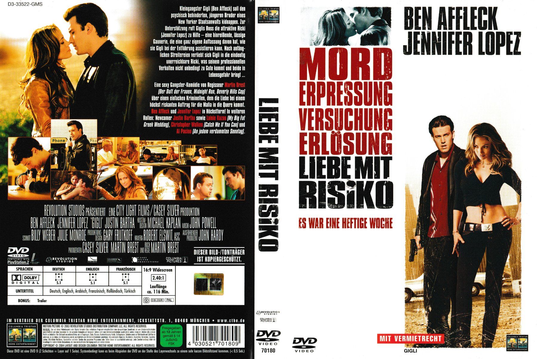Tutti i DVDs: DVD - Liebe mit Risiko – Usato da Langnau am Albis venduto da MediaRescuerKeLoX