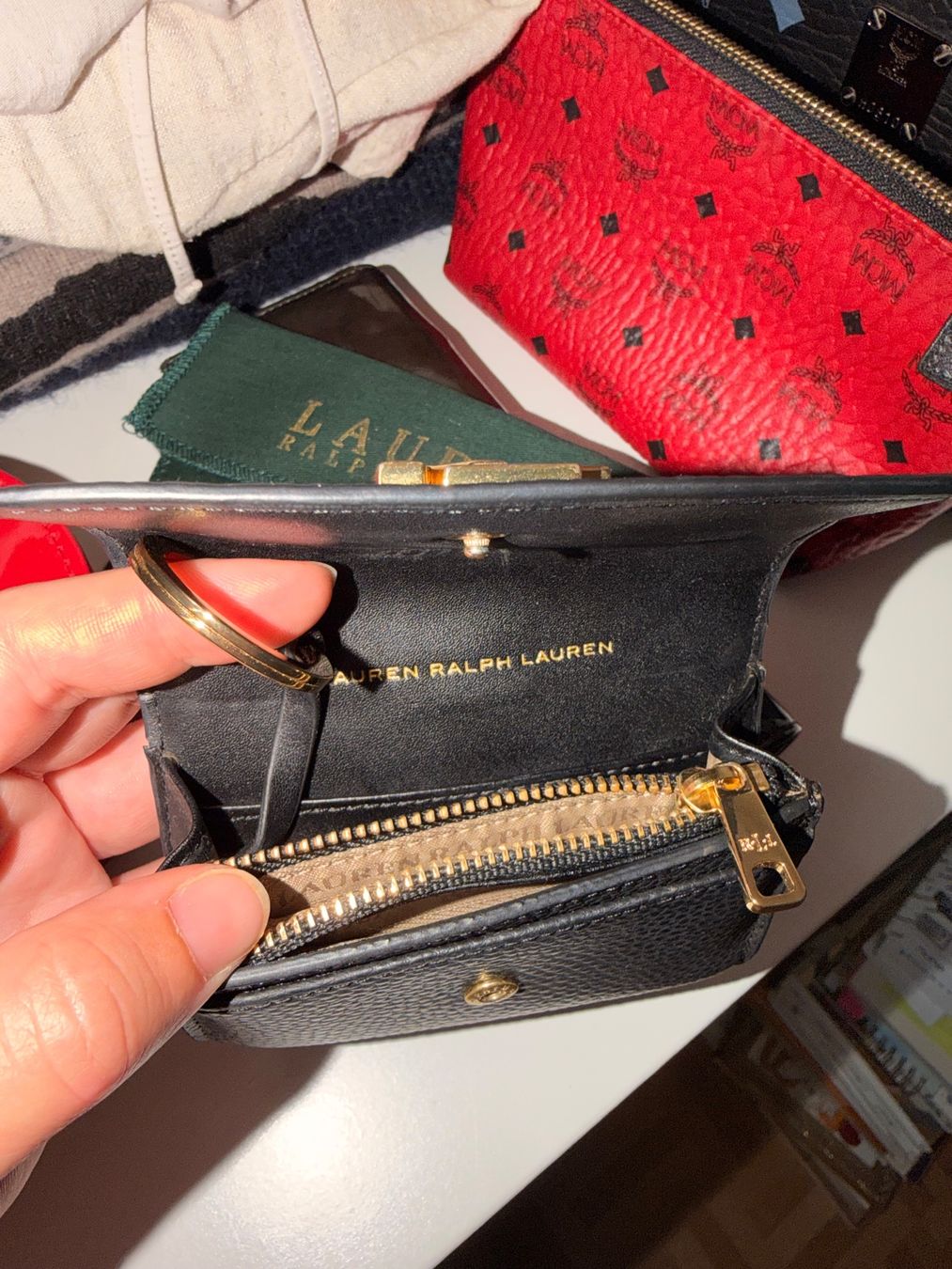 Ralph Lauren Portamonete: Ralph Lauren Portemonnaie ORIGINAL – Usato da Zug venduto da mcm.v.i 2
